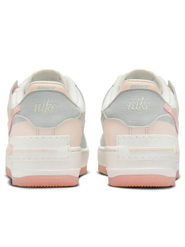 Кроссовки air force 1 shadow 'coconut milk crimson tint' Nike — изображение 4 из 4, светлый серебристый
