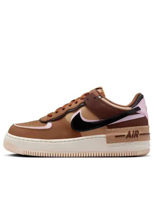 Кроссовки air force 1 shadow 'light british tan pink cacao wow' Nike — изображение 1 из 4