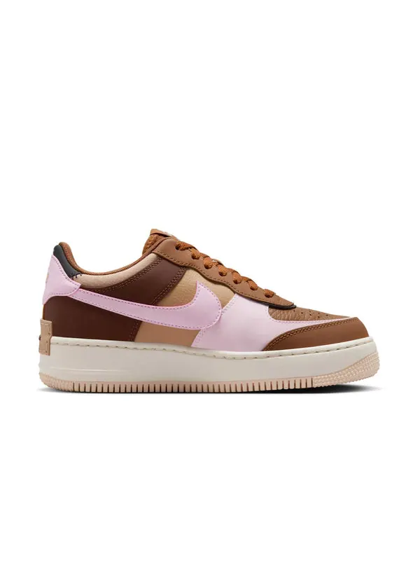Кроссовки air force 1 shadow 'light british tan pink cacao wow' Nike — изображение 2 из 4
