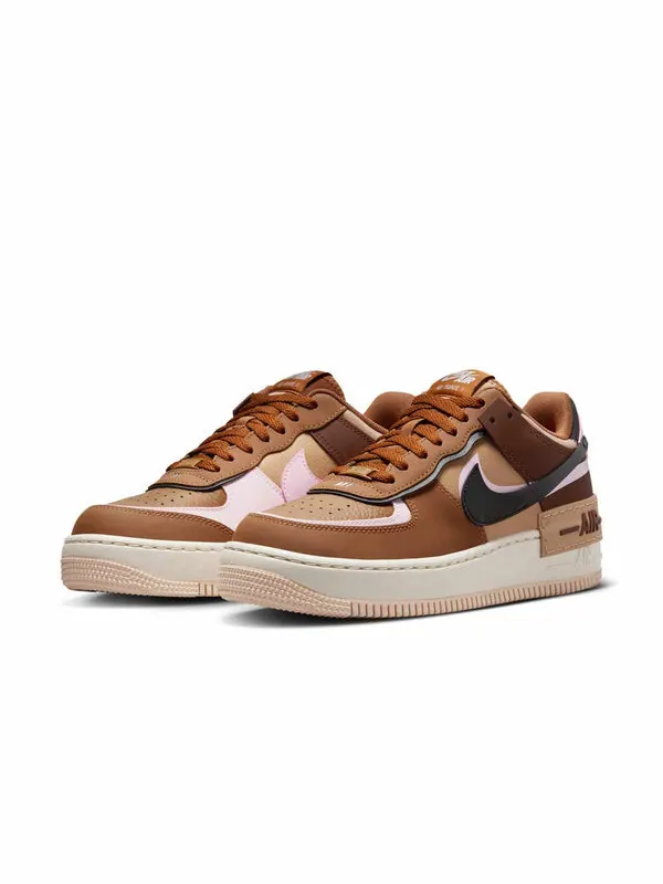 Кроссовки air force 1 shadow 'light british tan pink cacao wow' Nike — изображение 3 из 4