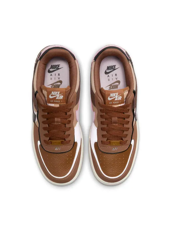 Кроссовки air force 1 shadow 'light british tan pink cacao wow' Nike — изображение 4 из 4