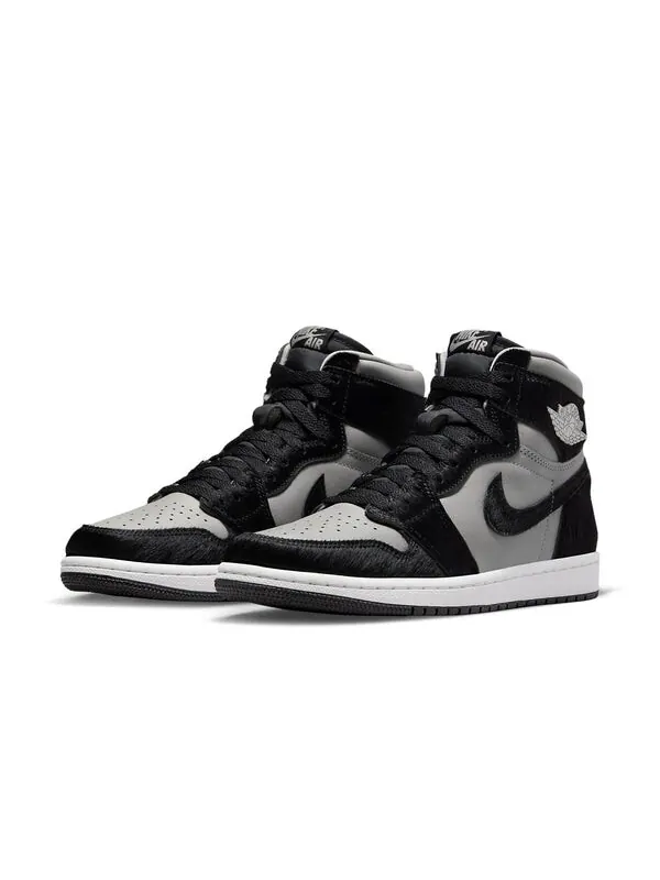 Кроссовки 1 ретро высокие og Air Jordan — изображение 3 из 4, серый/черный-белый