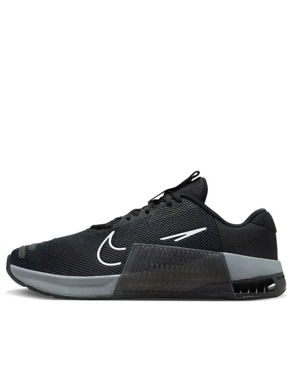 Кроссовки меткон 9 Nike — изображение 1 из 4, черный/белый--серый