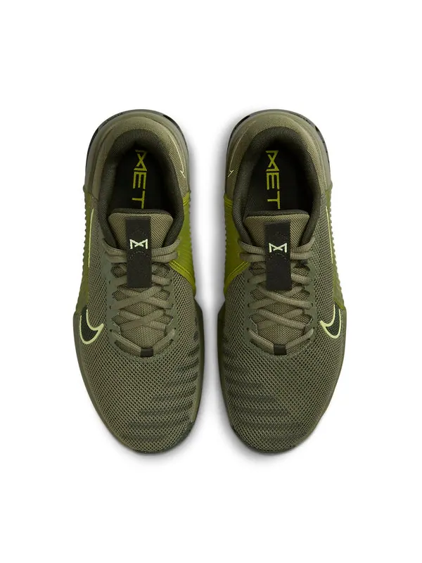 Кроссовки metcon 9 'olive high voltage' Nike — изображение 3 из 4, оливковый