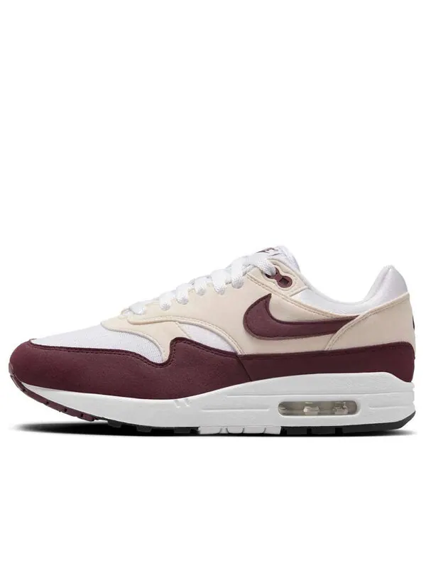 Кроссовки air max 1 'white phantom night maroon' Nike — изображение 1 из 4, белый///черный