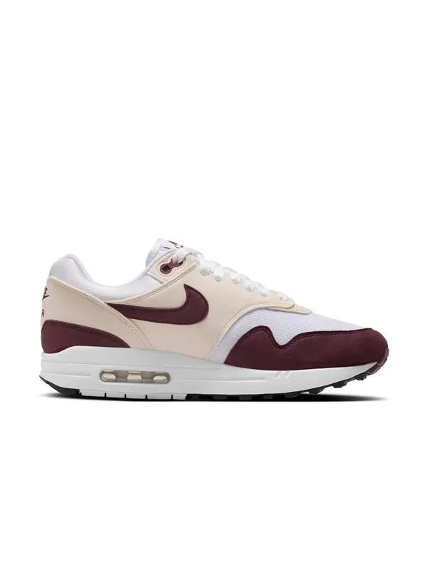 Кроссовки air max 1 'white phantom night maroon' Nike — изображение 2 из 4, белый///черный