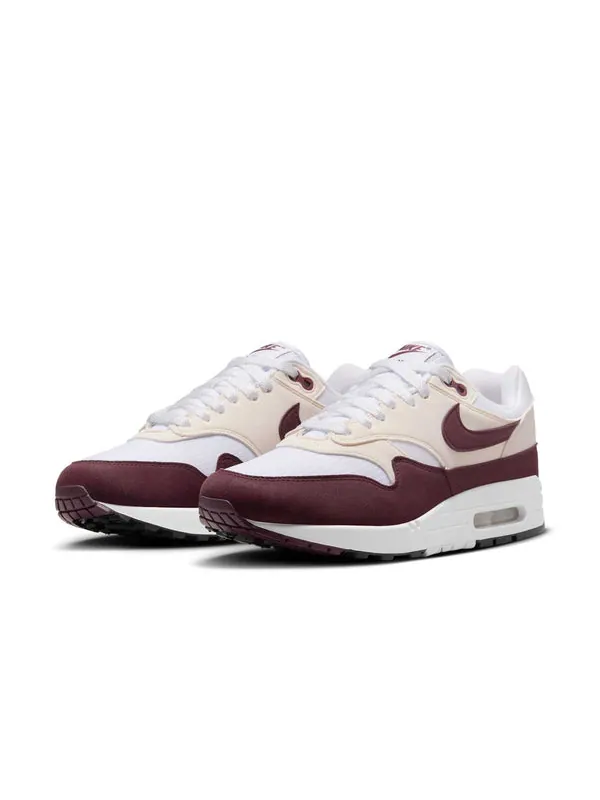 Кроссовки air max 1 'white phantom night maroon' Nike — изображение 3 из 4, белый///черный