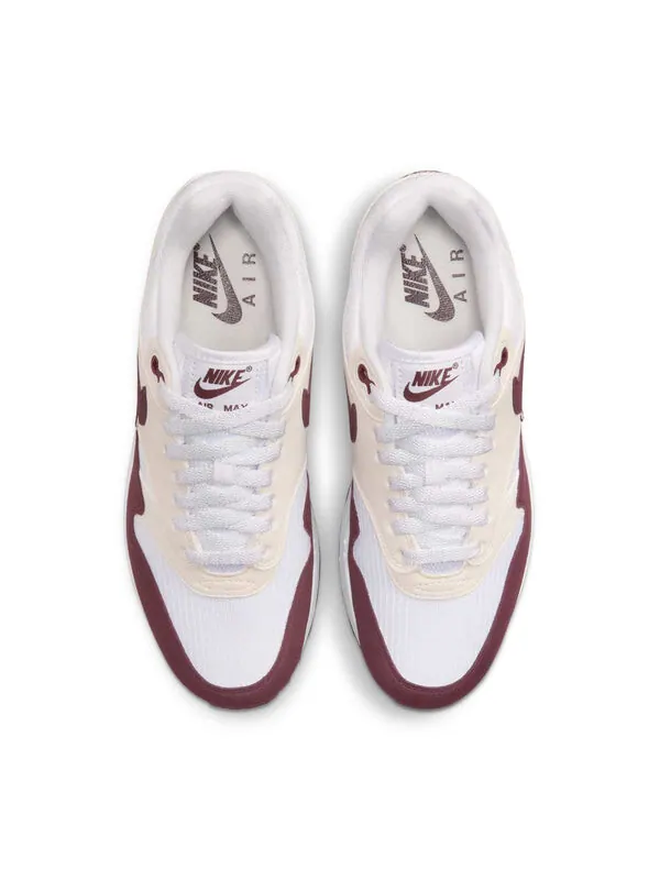 Кроссовки air max 1 'white phantom night maroon' Nike — изображение 4 из 4, белый///черный