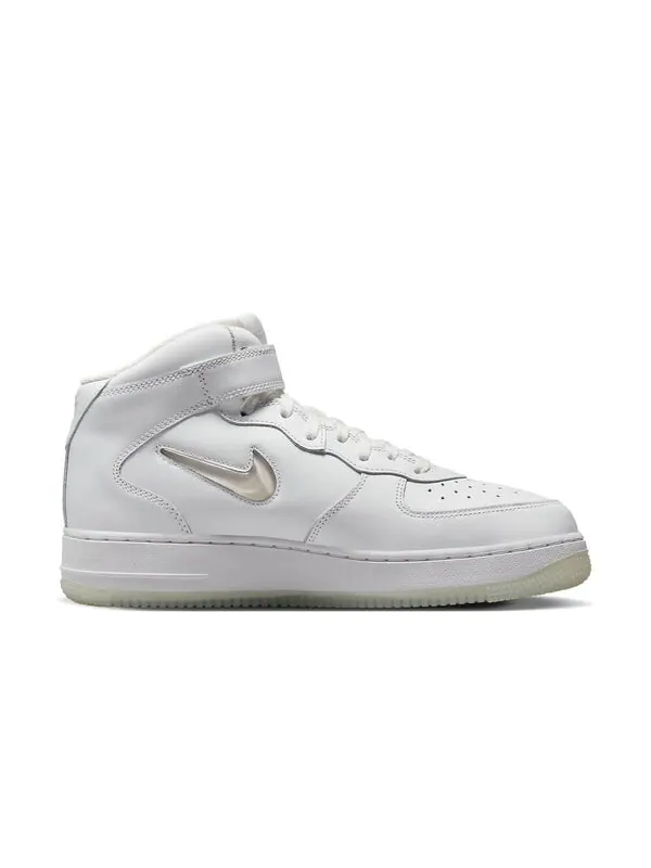 Кроссовки air force 1 mid 'color of the month - summit white' Nike — изображение 2 из 4, белый