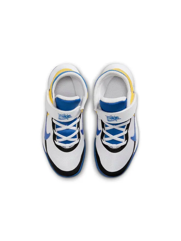 Кроссовки команда hustle d 10 flyease Nike — изображение 4 из 4, белый/синий/желтый