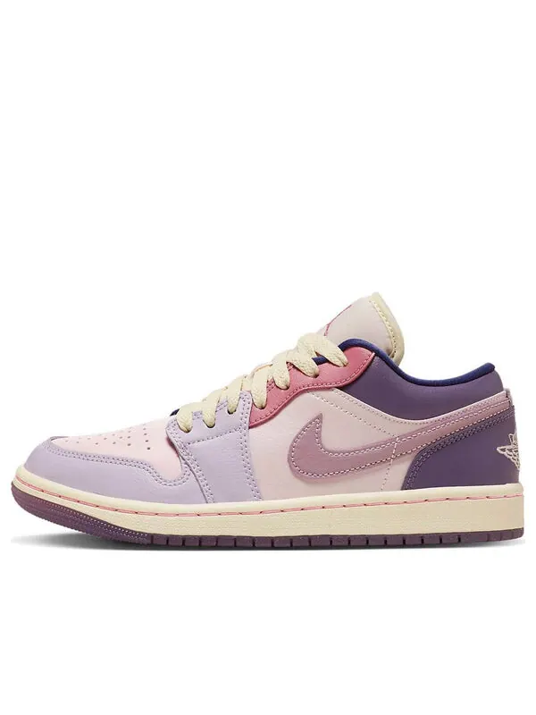Кроссовки 1 низкие Air Jordan — изображение 1 из 4, фиолетовый/розовый
