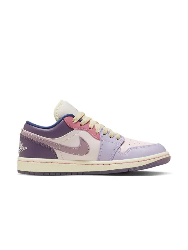 Кроссовки 1 низкие Air Jordan — изображение 2 из 4, фиолетовый/розовый