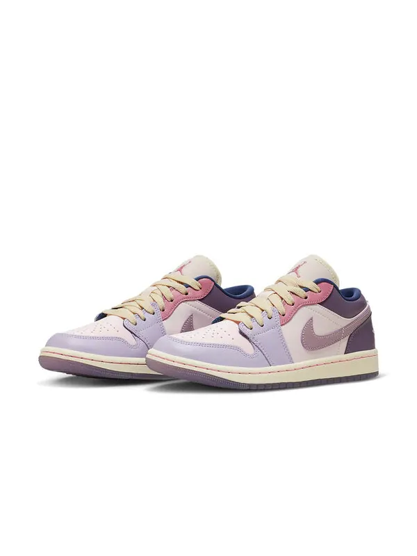 Кроссовки 1 низкие Air Jordan — изображение 3 из 4, фиолетовый/розовый