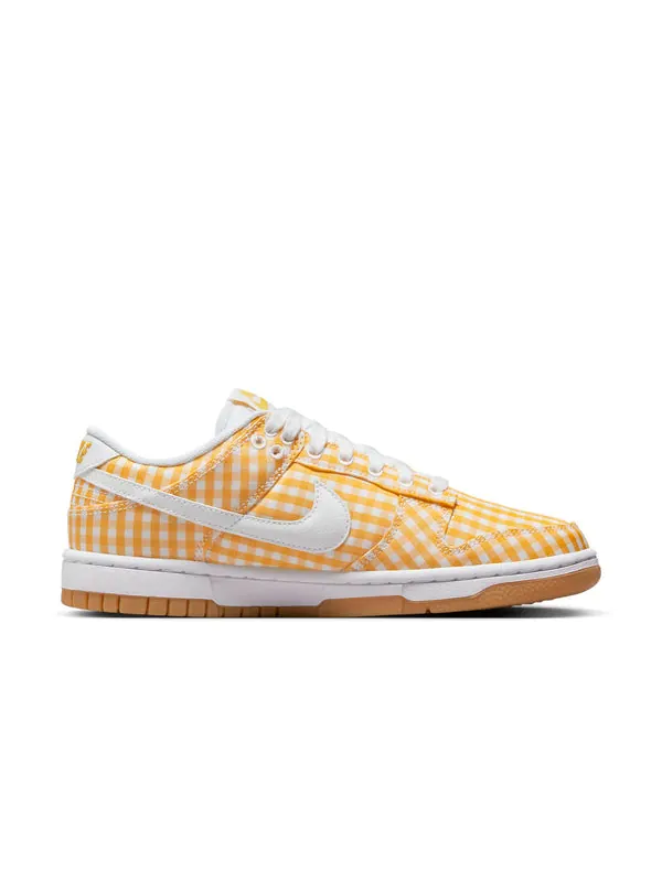 Кроссовки dunk low 'yellow gingham' Nike — изображение 2 из 4, белый/светлый коричневый