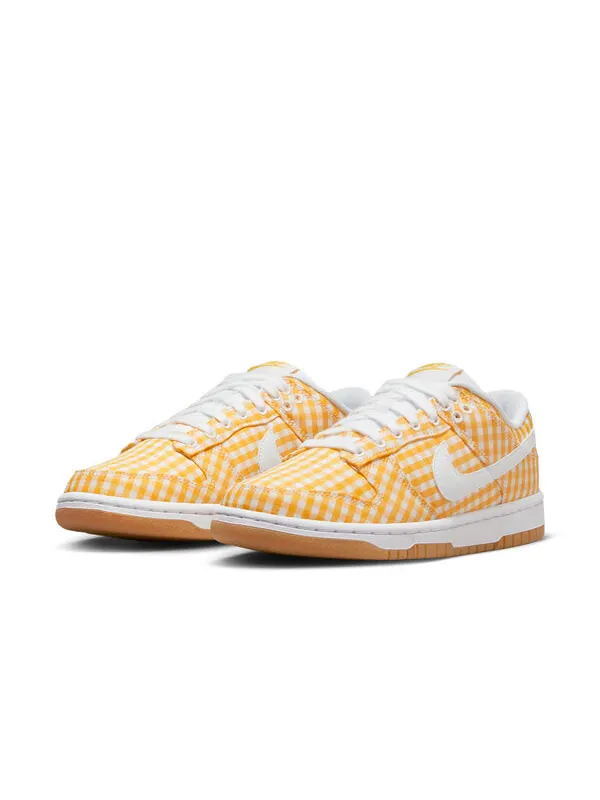 Кроссовки dunk low 'yellow gingham' Nike — изображение 4 из 4, белый/светлый коричневый