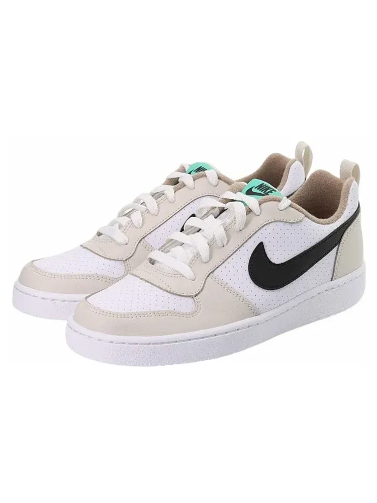Мужские кроссовки с кожаным верхом Court Borough Low Nike — изображение 2 из 4, белый