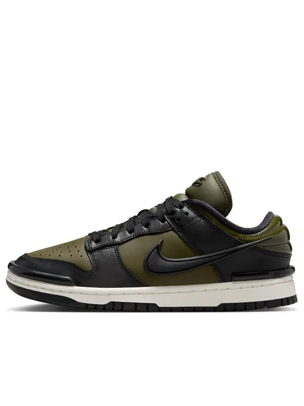 Кроссовки dunk low twist 'olive black' Nike — изображение 1 из 4, оливковый/черный