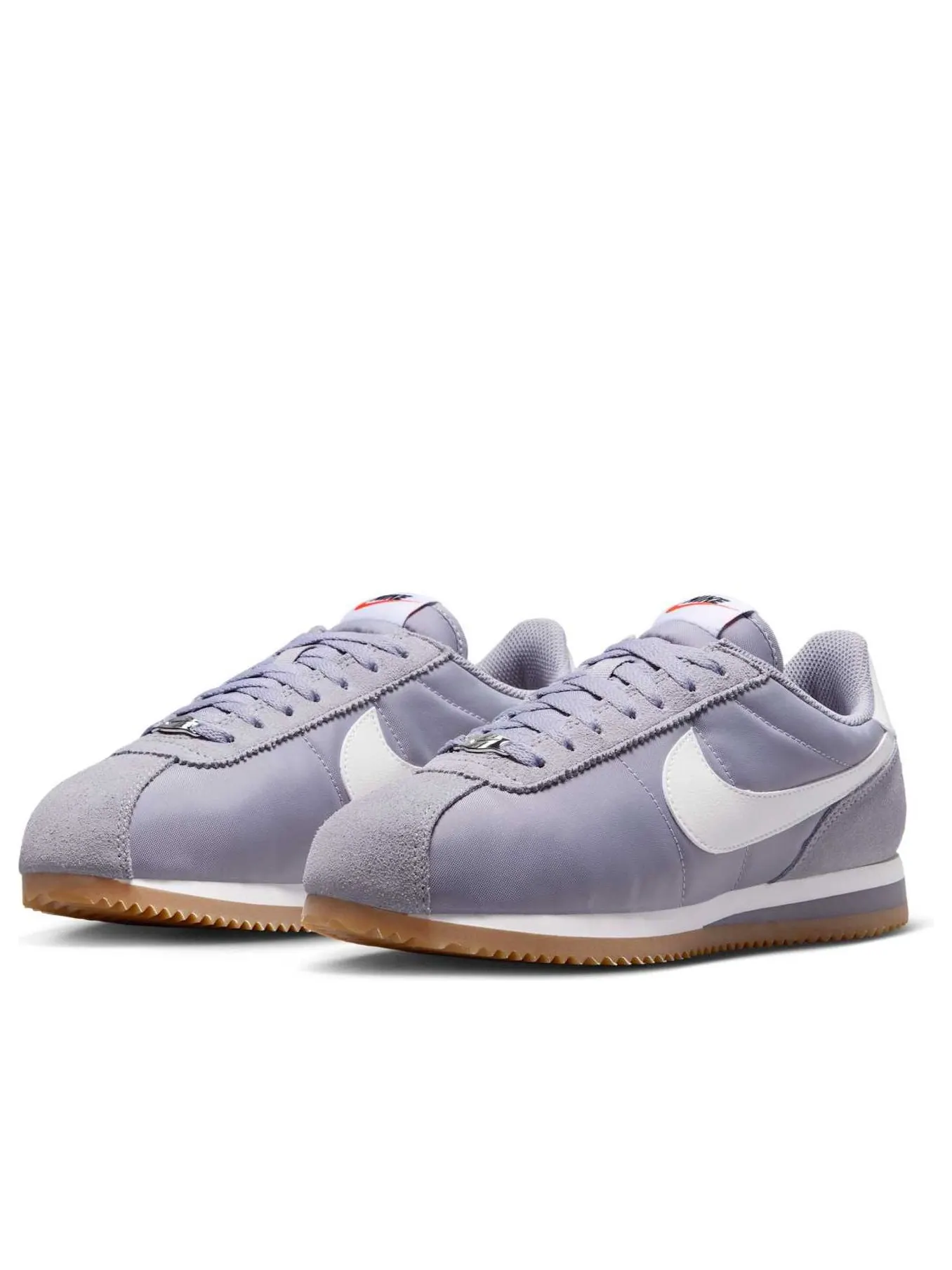 Кроссовки (WMNS) Nike Cortez Textile 'Cement Grey Gum Light Brown Safety Orange Sail' — изображение 3 из 6, серый