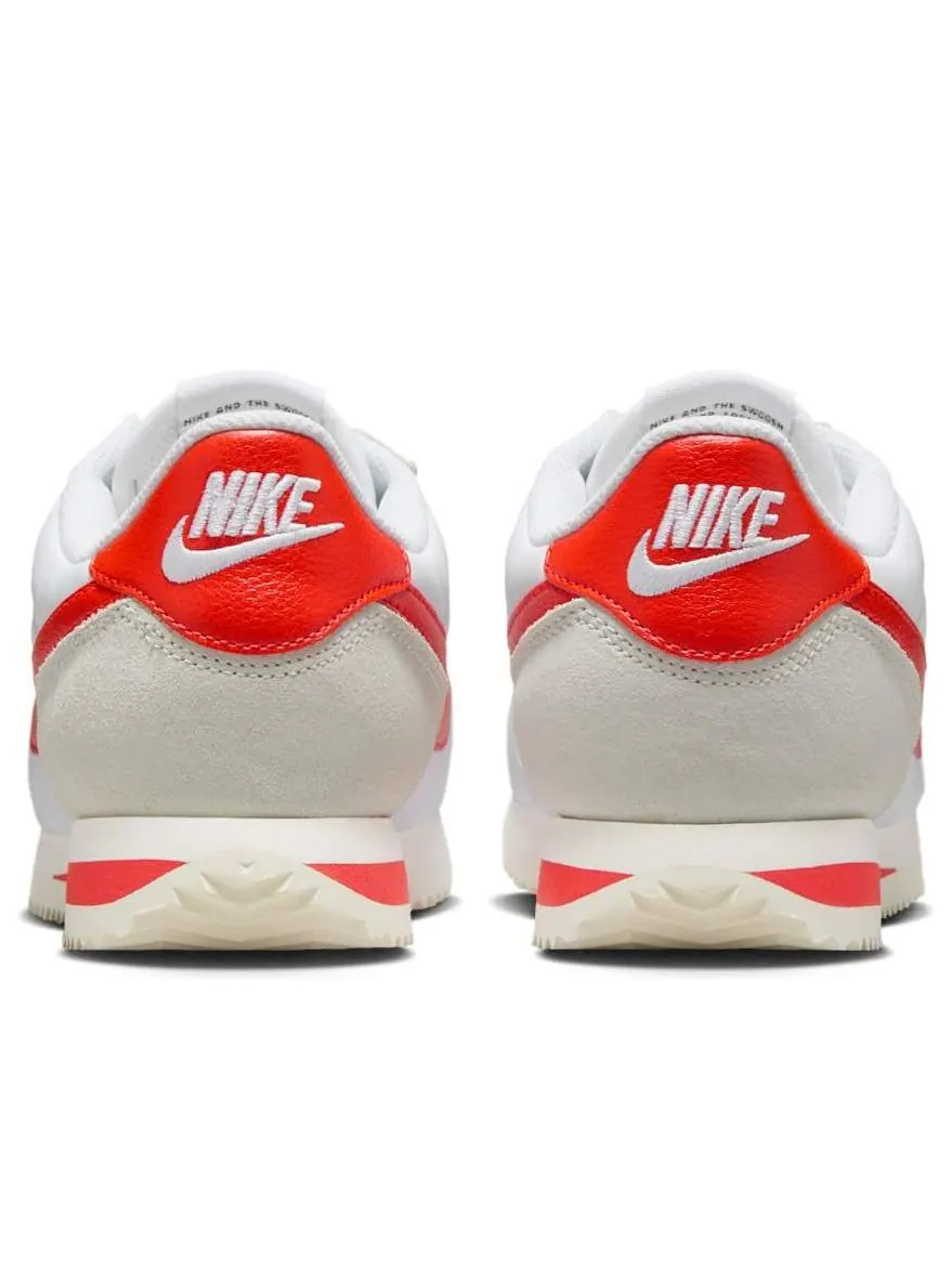 Кроссовки (WMNS) Nike Cortez Textile 'White Picante Red Sail' — изображение 3 из 6, белый