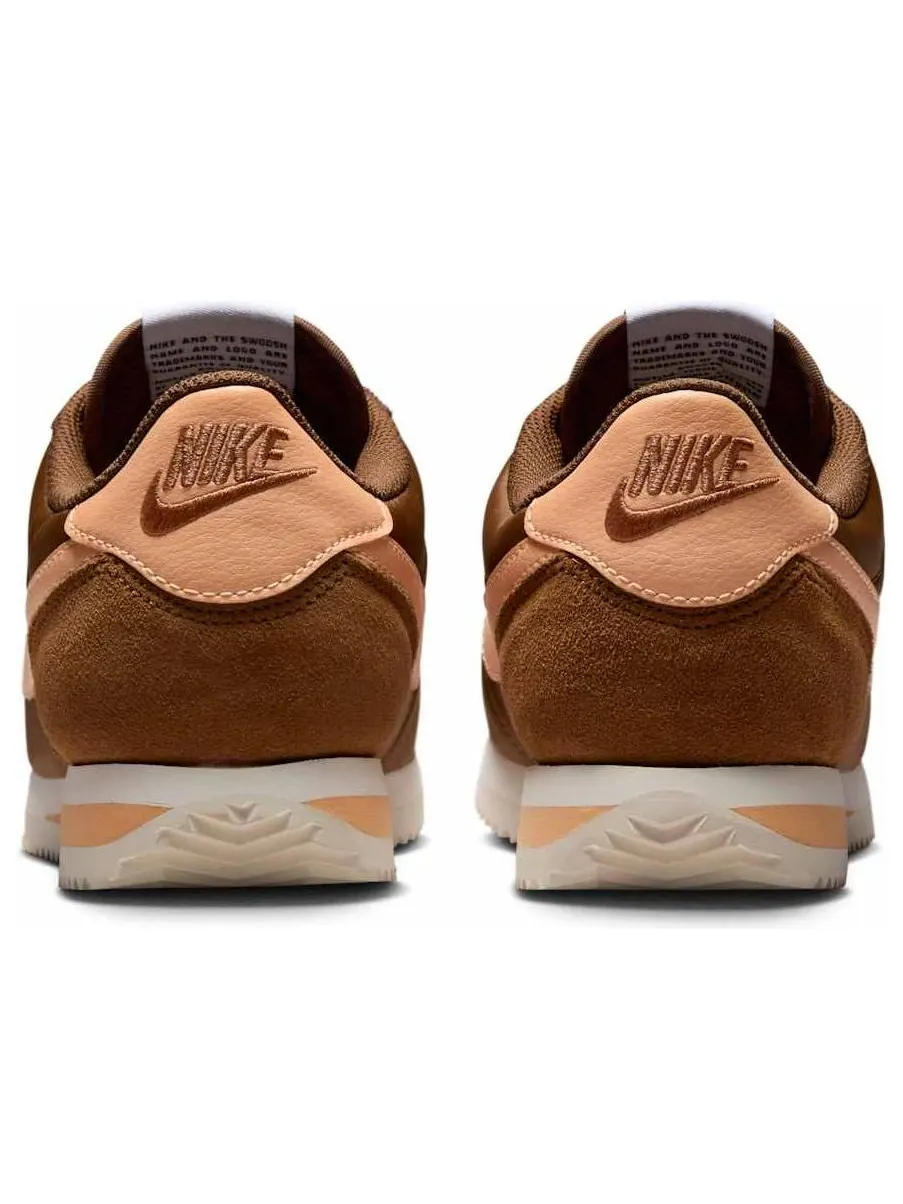Кроссовки (WMNS) Nike Cortez Textile 'Light British Tan' — изображение 3 из 6, коричневый