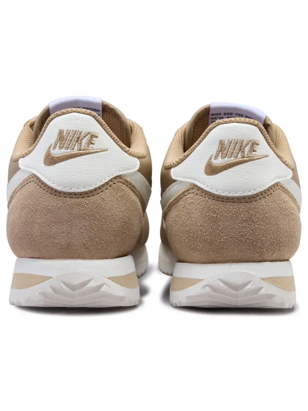 Женские кроссовки с текстильным верхом Nike Cortez British Khaki Black — изображение 4 из 7, бежевый