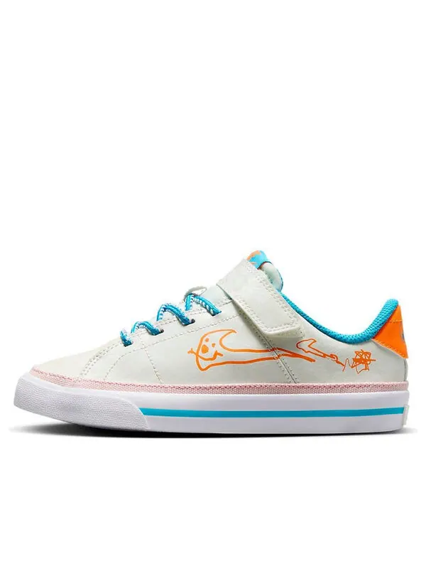 Кроссовки court legacy 'sail blue lightning' Nike — изображение 1 из 4, синий/белый/оранжевый