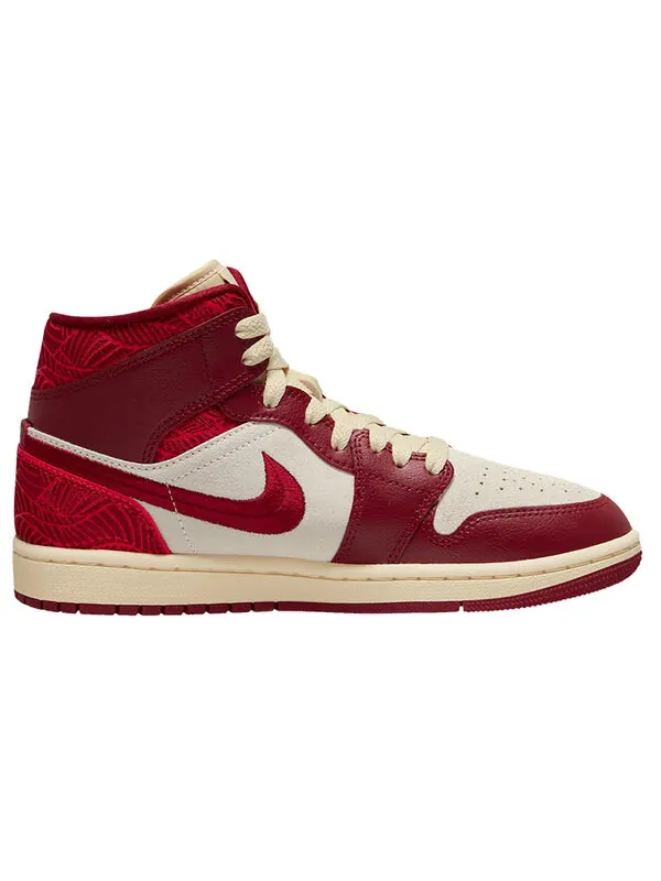 Кроссовки 1 средний размер Air Jordan — изображение 2 из 4, красный