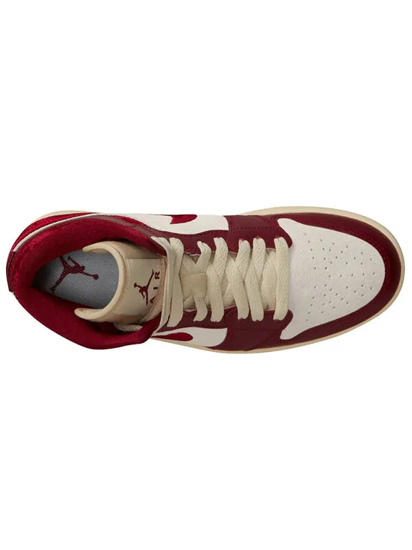 Кроссовки 1 средний размер Air Jordan — изображение 3 из 4, красный