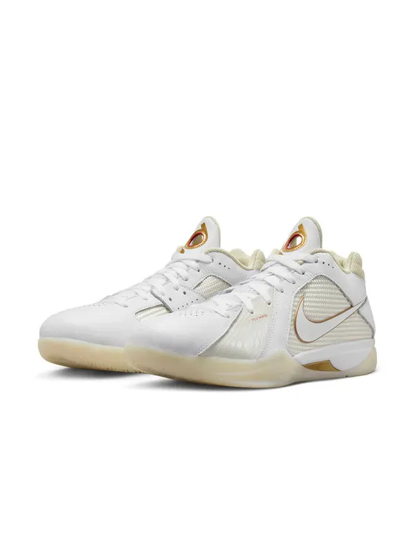 Кроссовки zoom kd 3 'white metallic gold' Nike — изображение 3 из 4