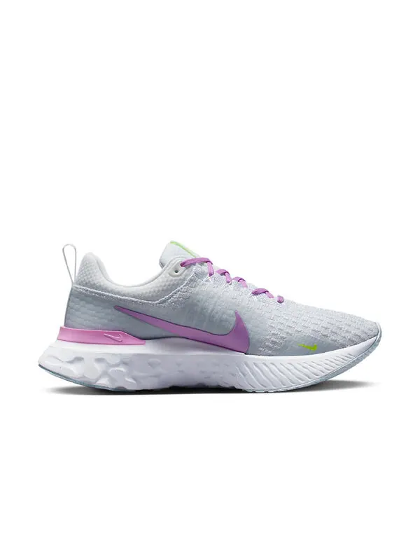 Кроссовки react infinity run flyknit 3 Nike — изображение 2 из 4, серый