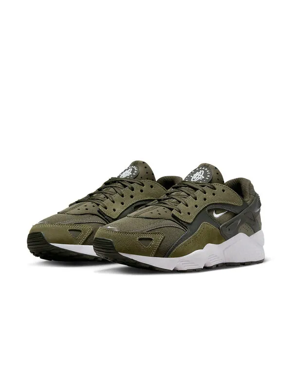 Кроссовки Air Huarache Runner Nike — изображение 3 из 4, оливковый зеленый/белый