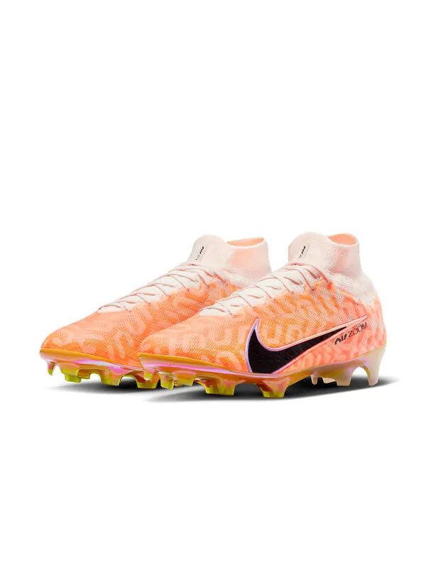 Кроссовки mercurial superfly 9 elite nu fg 'guava ice' Nike — изображение 4 из 4, оранжевый/черный