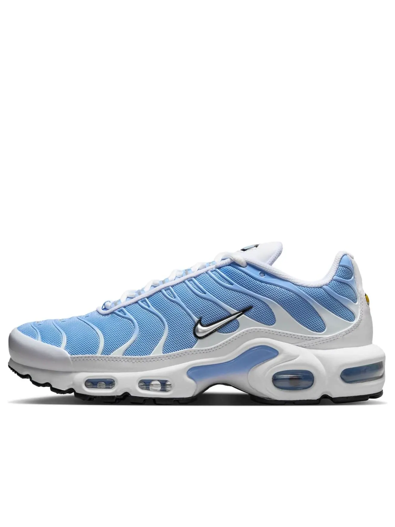Кроссовки (WMNS) Nike Air Max Plus 'White Aluminum Metallic Silver' — изображение 1 из 6, синий