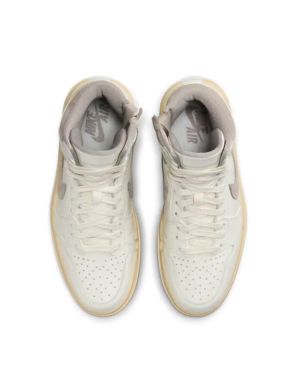 Кроссовки 1 elevate high 'sail grey gum medium brown' Air Jordan — изображение 3 из 4, серый-бледный-коричневый