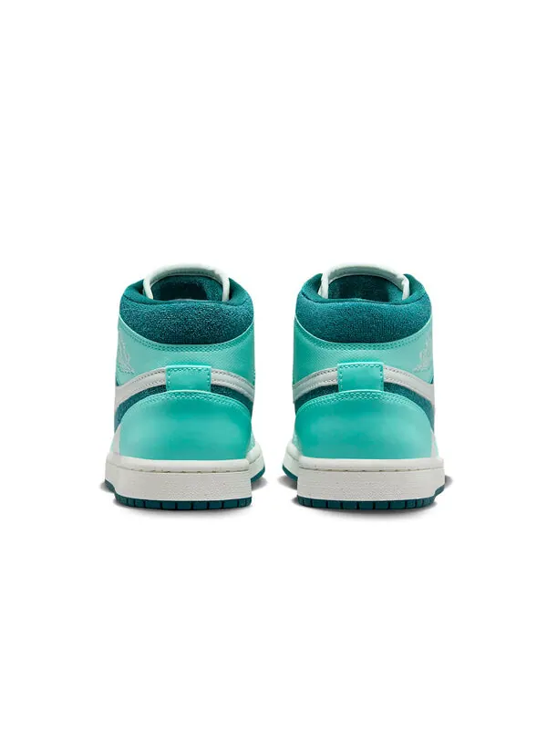 Кроссовки 1 средние Air Jordan — изображение 4 из 4, зеленый