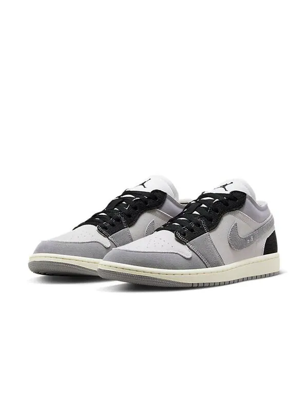 Кроссовки Air Jordan 1 Low SE Craft 'Inside Out - Cement Grey' — изображение 2 из 4, серый/черный-серый