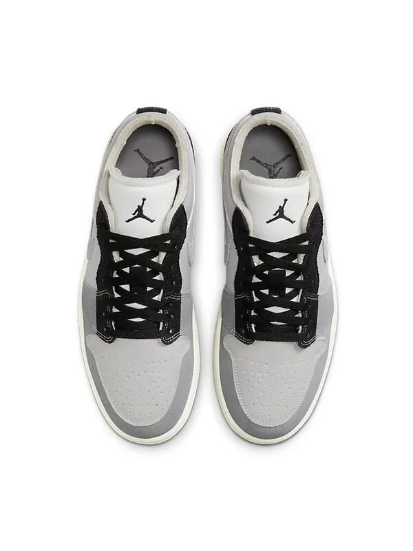 Кроссовки Air Jordan 1 Low SE Craft 'Inside Out - Cement Grey' — изображение 3 из 4, серый/черный-серый