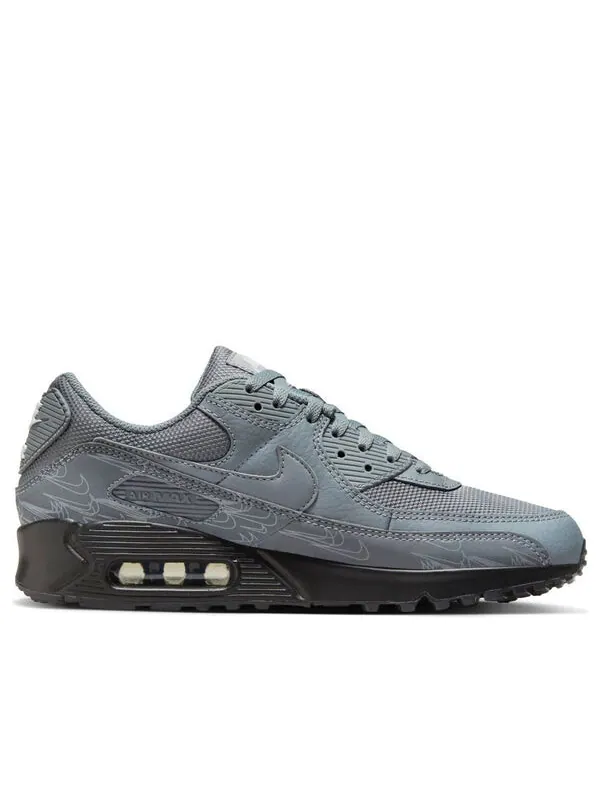 Кроссовки air max 90 'cool grey reflective' Nike — изображение 2 из 4, серый/черный/белый/серый