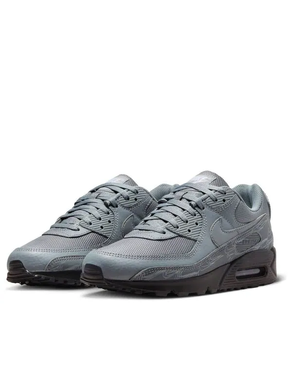 Кроссовки air max 90 'cool grey reflective' Nike — изображение 3 из 4, серый/черный/белый/серый