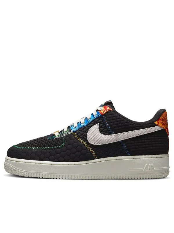 Кроссовки air force 1 low '07 lv8 'multi-material' Nike — изображение 1 из 4, черный//красный/белый