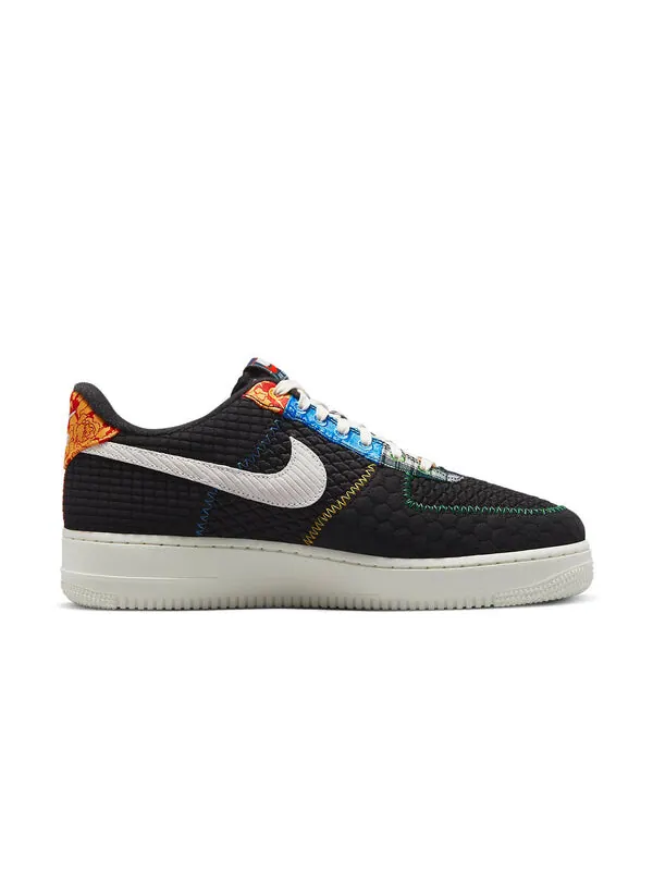 Кроссовки air force 1 low '07 lv8 'multi-material' Nike — изображение 2 из 4, черный//красный/белый