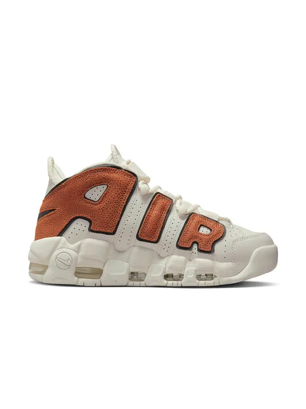 Кроссовки air more uptempo 'basketball leather' Nike — изображение 2 из 4, черный/оранжевый//темный