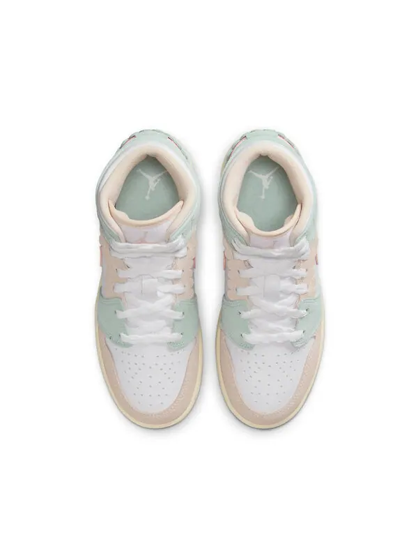 Кроссовки 1 средний размер Air Jordan — изображение 3 из 4, белый/розовый