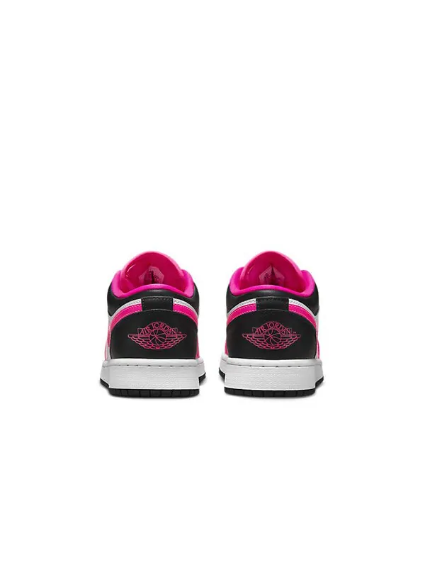 Кроссовки (GS) Air Jordan 1 Low 'Fierce Pink' — изображение 4 из 4, розовый/черный/белый