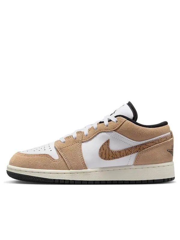 Кроссовки 1 low se 'brown elephant' Air Jordan — изображение 1 из 4, бежевый-белый-черный