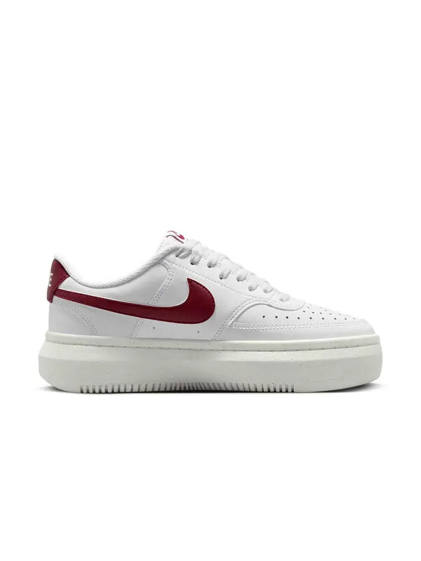 Кроссовки court vision alta 'white team red' Nike — изображение 2 из 4, белый//красный
