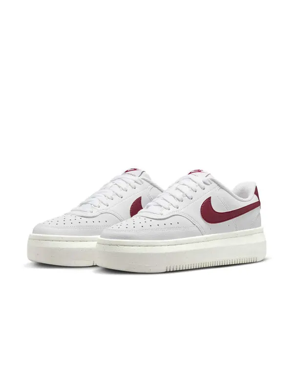 Кроссовки court vision alta 'white team red' Nike — изображение 3 из 4, белый//красный