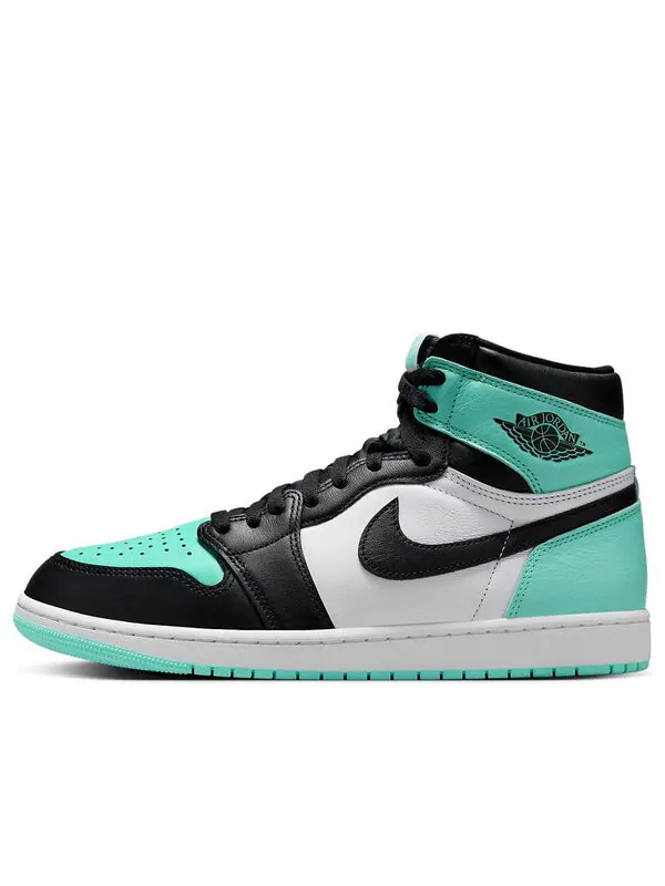 Кроссовки 1 ретро высокие og Air Jordan — изображение 1 из 4, белый/черный/зеленый