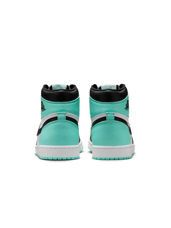 Кроссовки 1 ретро высокие og Air Jordan — изображение 4 из 4, белый/черный/зеленый