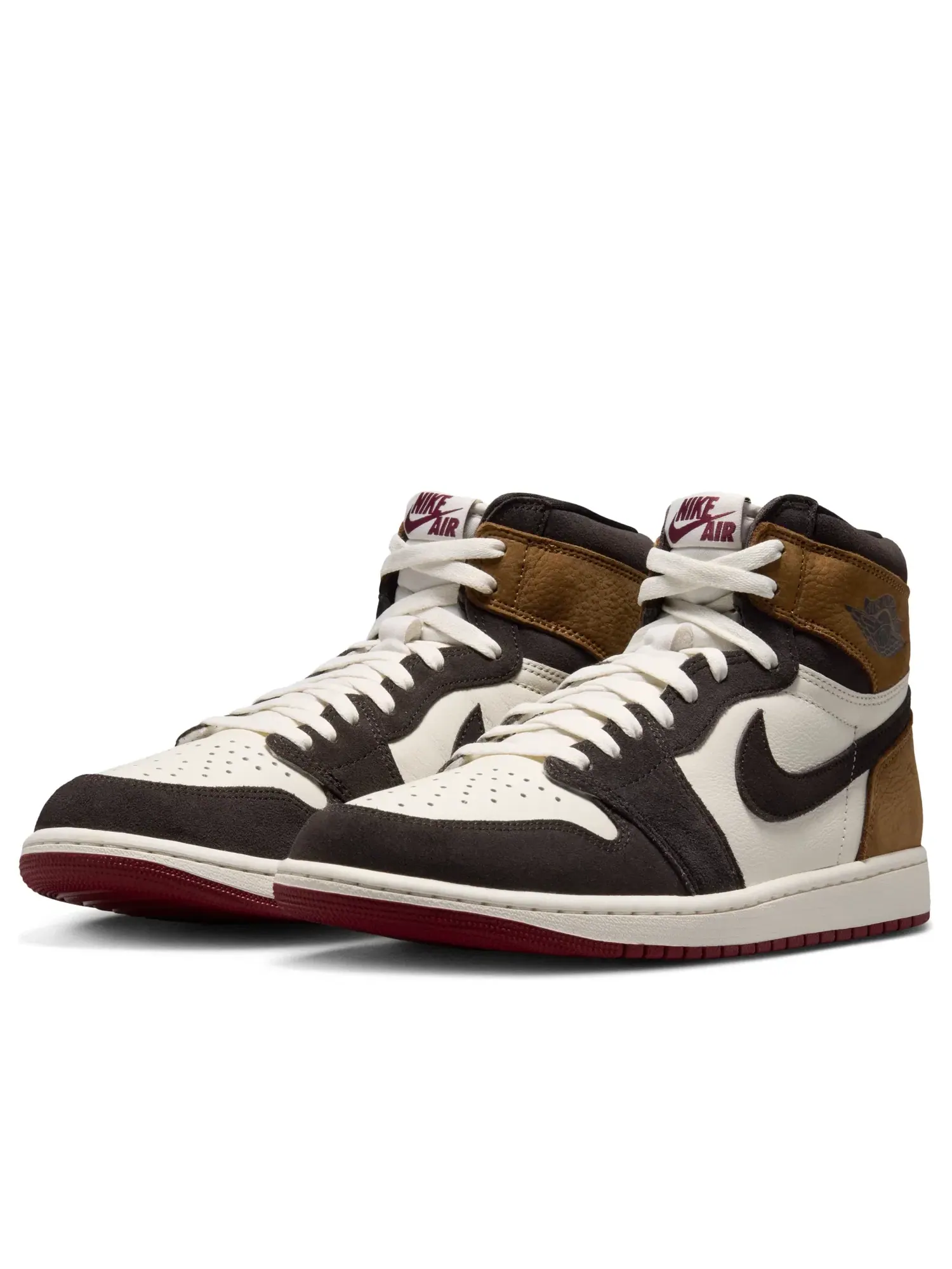 Мужские кроссовки с высоким верхом из кожи Air Jordan 1 High OG Love Letter — изображение 3 из 7, коричневый